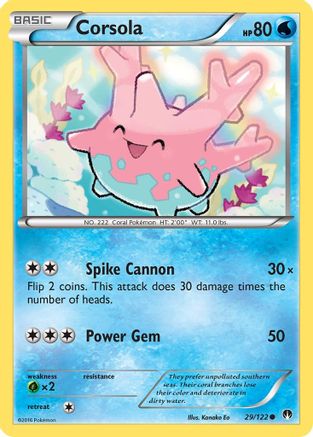 Corsola (BKP-029) (Reverse Holofoil)