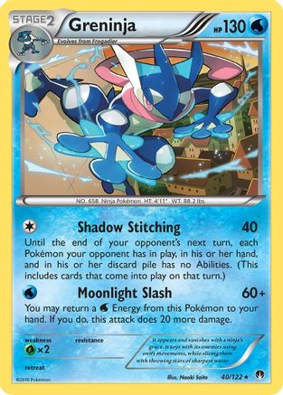 Greninja (BKP-040) (Reverse Holofoil)