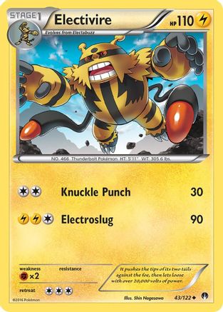 Electivire (BKP-043) (Reverse Holofoil)