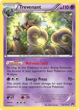 Trevenant (BKP-065) (Reverse Holofoil)