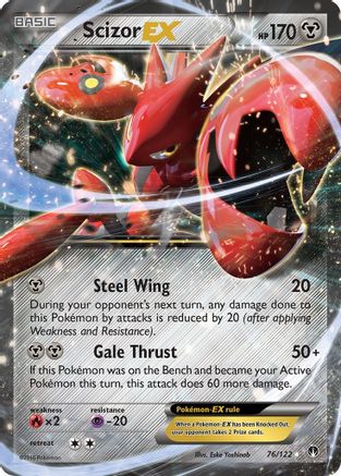 Scizor EX (BKP-076) (Holofoil)