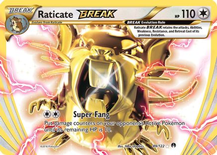 Raticate BREAK (BKP-089) (Holofoil)