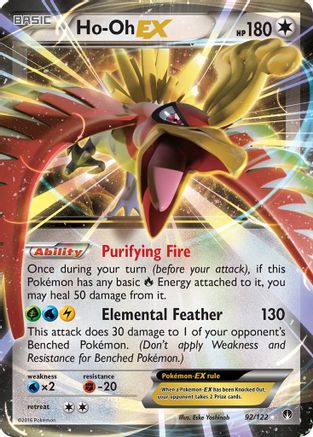 Ho-Oh EX (BKP-092) (Holofoil)