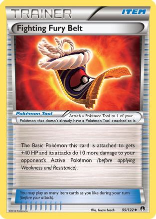 Fighting Fury Belt (BKP-099) (Reverse Holofoil)