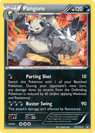 Pangoro (BKP-075) (Reverse Holofoil)