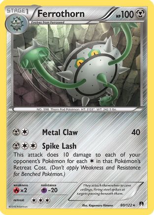 Ferrothorn (BKP-080) (Reverse Holofoil)