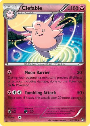 Clefable (BKP-082) (Reverse Holofoil)