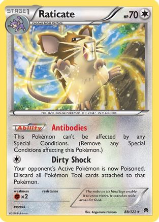 Raticate (BKP-088) (Reverse Holofoil)