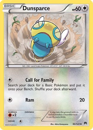 Dunsparce (BKP-090) (Reverse Holofoil)