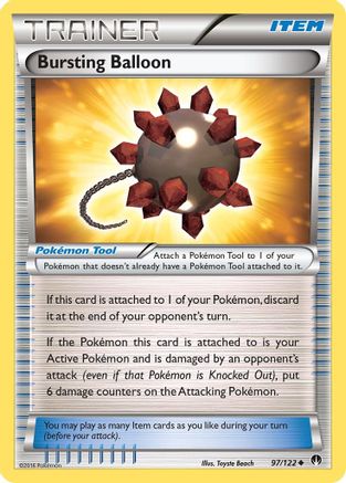 Bursting Balloon (BKP-097) (Reverse Holofoil)