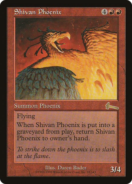 Shivan Phoenix (ULG-091) (Foil)