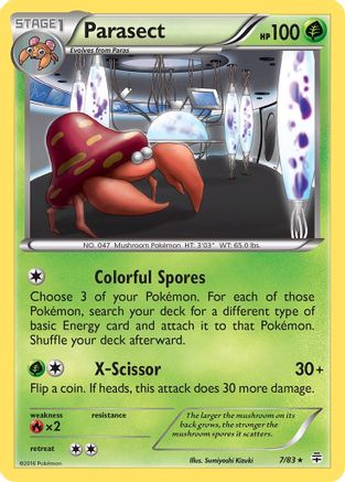 Parasect (GEN-) (Reverse Holofoil)