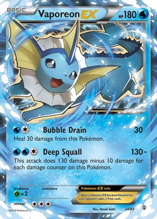 Vaporeon EX (GEN-024) (Holofoil)