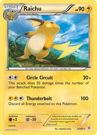 Raichu (GEN-027) (Holofoil)