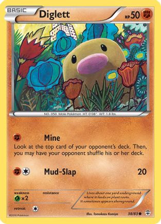 Diglett (GEN-038) (Reverse Holofoil)