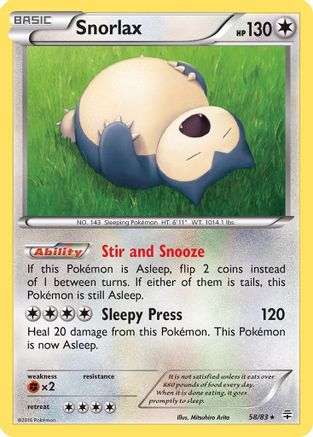 Snorlax (GEN-058) (Reverse Holofoil)
