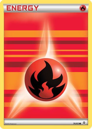 Fire Energy (GEN-076) (Reverse Holofoil)