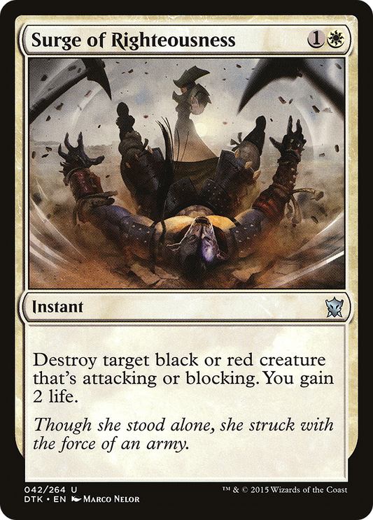 Surge of Righteousness (DTK-042) (Foil)