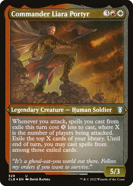 Commander Liara Portyr (CLB-529) (Etched Foil)