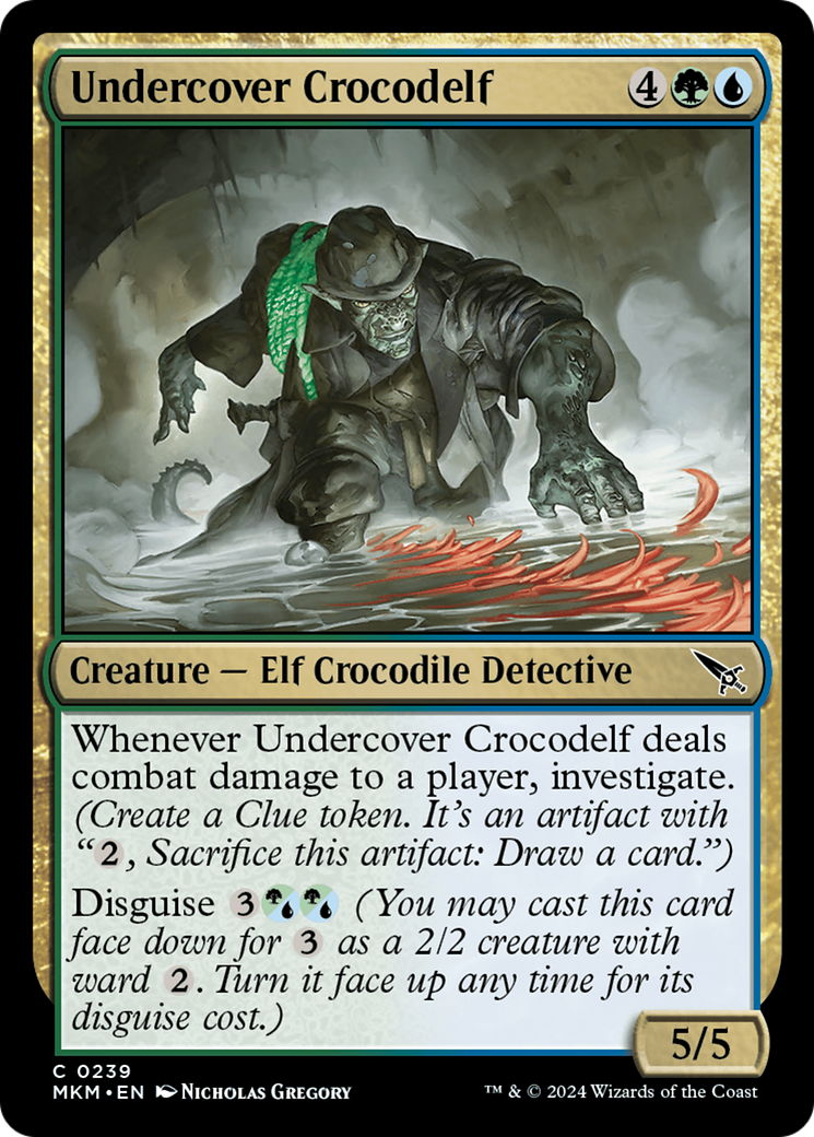 Undercover Crocodelf (MKM-239†) (Foil)