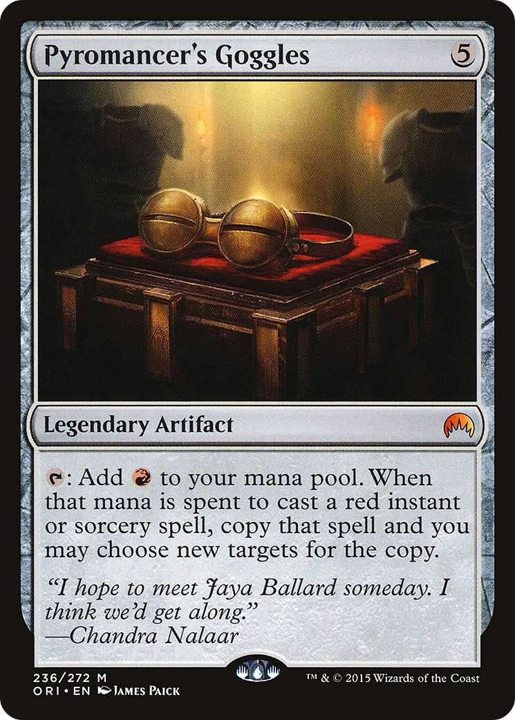 Pyromancer's Goggles (ORI-236) (Foil)