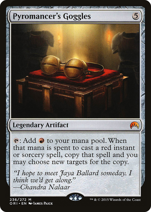 Pyromancer's Goggles (ORI-236) (Foil)