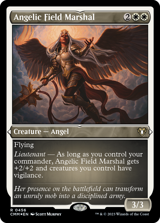 Angelic Field Marshal (CMM-456) (Etched Foil)
