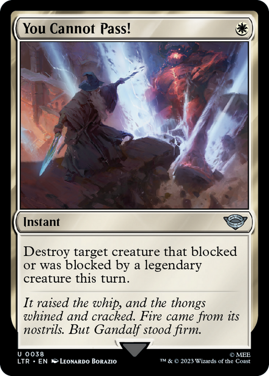 You Cannot Pass! (LTR-038) (Foil)