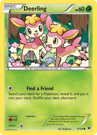 Deerling (FCO-008) (Reverse Holofoil)