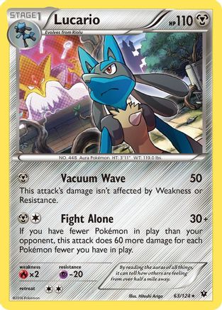 Lucario (63) (FCO-063) (Holofoil)
