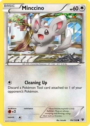 Minccino (86) (FCO-086) (Reverse Holofoil)