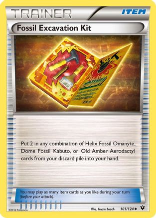 Fossil Excavation Kit (FCO-) (Reverse Holofoil)