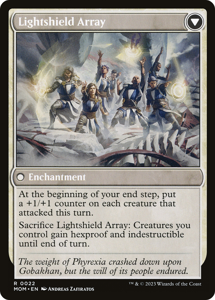 Invasion of Gobakhan // Lightshield Array (MOM-022) (Foil)