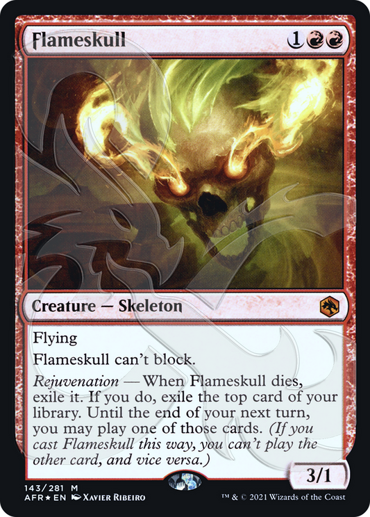 Flameskull (AFR&-143A) (Foil)