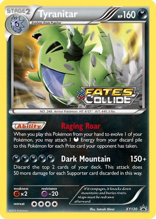 Tyranitar (Prerelease) (PR-XY130) (Holofoil)