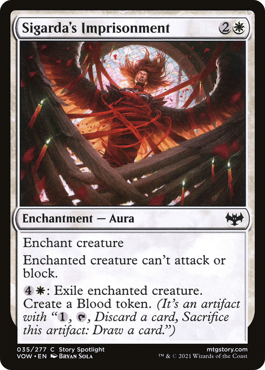 Sigarda's Imprisonment (VOW-035) (Foil)