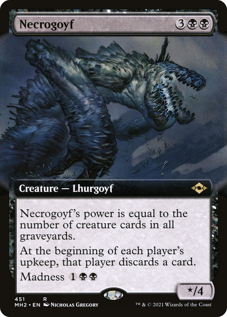 Necrogoyf (MH2-451) (Extended Art)
