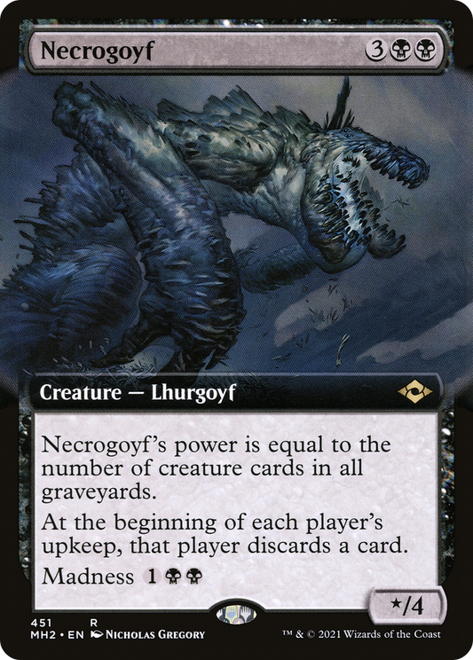 Necrogoyf (MH2-451) (Extended Art)