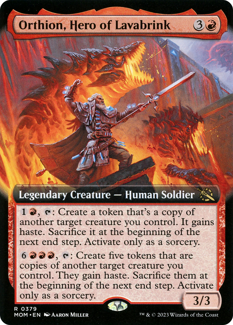 Orthion, Hero of Lavabrink (MOM-379) (Extended Art)