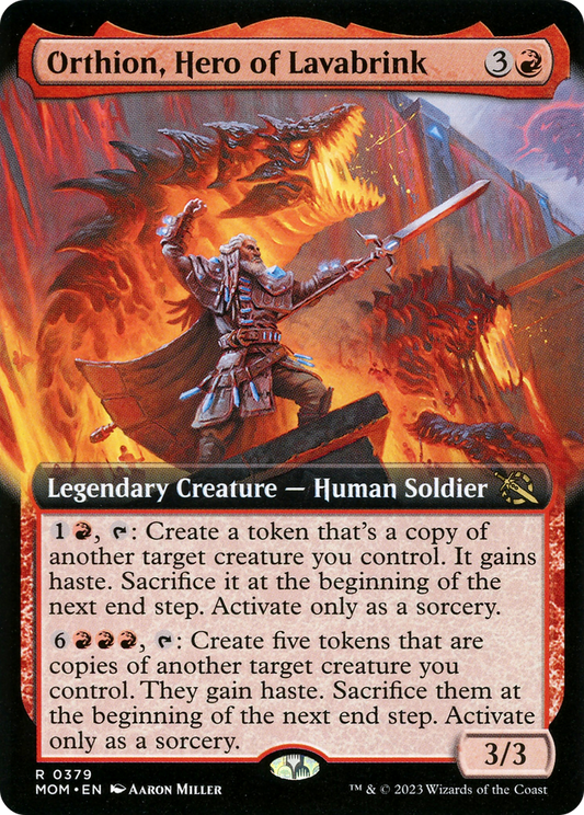 Orthion, Hero of Lavabrink (MOM-379) (Extended Art)