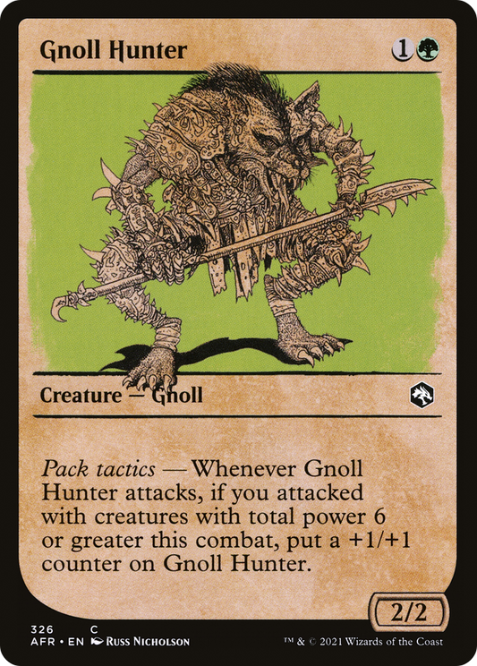 Gnoll Hunter (AFR-326) (Showcase) (Foil)