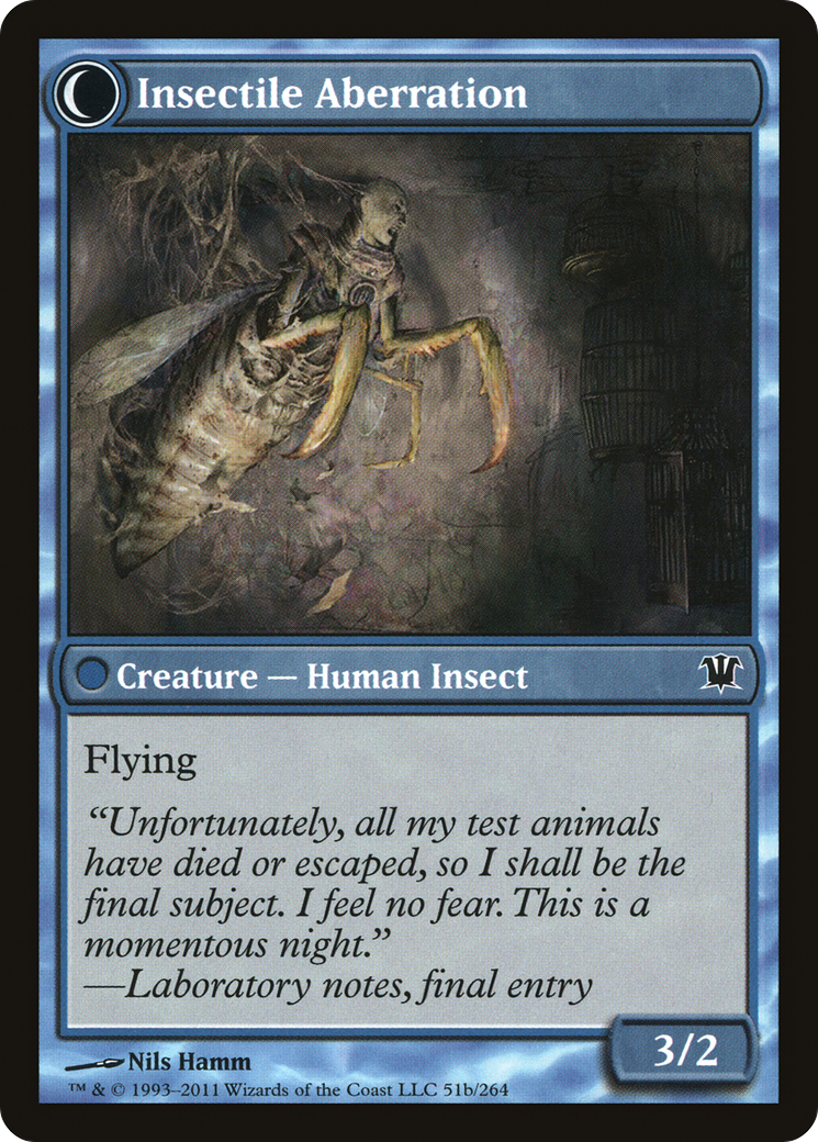 Delver of Secrets // Insectile Aberration (ISD-051)
