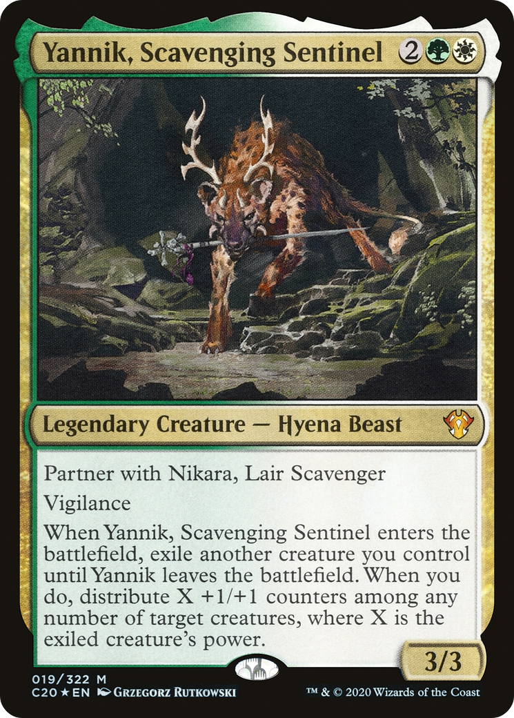 Yannik, Scavenging Sentinel (C20-019)