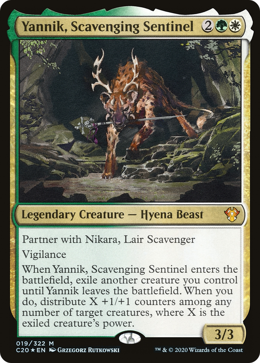 Yannik, Scavenging Sentinel (C20-019)