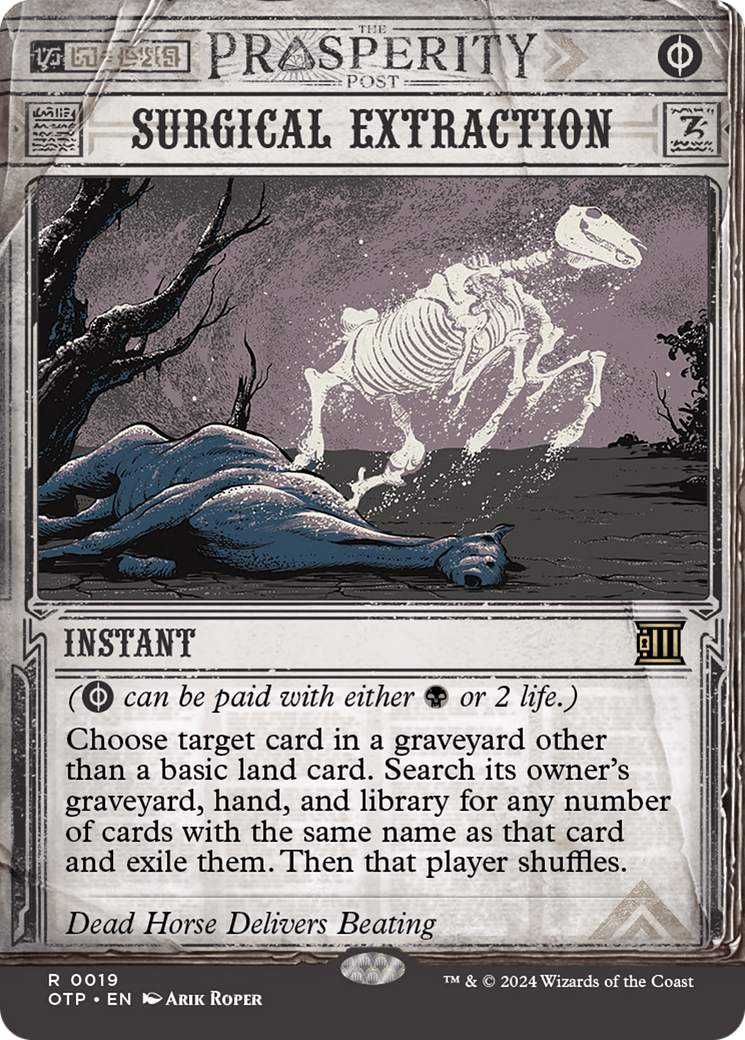Surgical Extraction (OTP-019) (Showcase) (Borderless) (Foil)