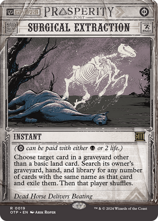 Surgical Extraction (OTP-019) (Showcase) (Borderless) (Foil)
