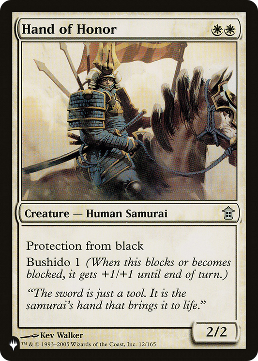 Hand of Honor (LIST-SOK-12)