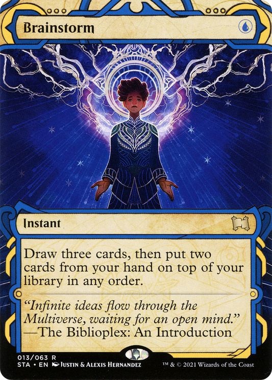 Brainstorm (STA-013) (Showcase) (Borderless) (Foil)