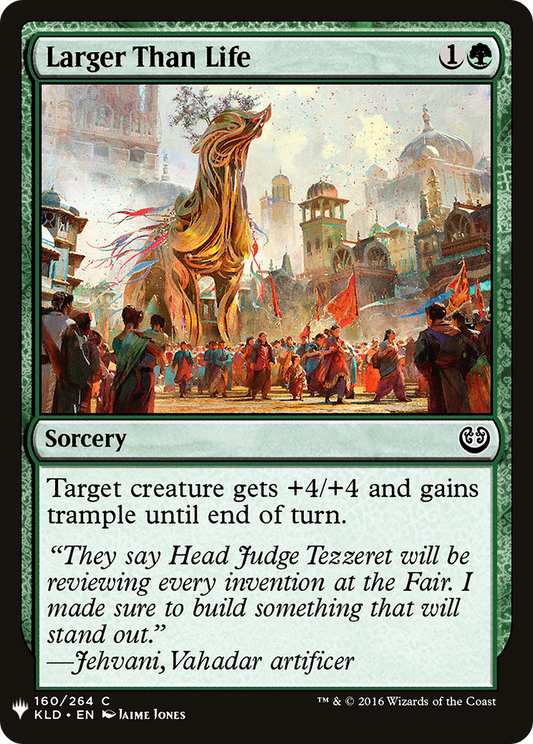 Larger Than Life (LIST-KLD-160)