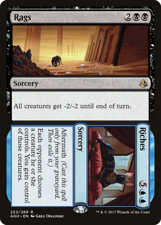 Rags // Riches (AKH-222) (Foil)